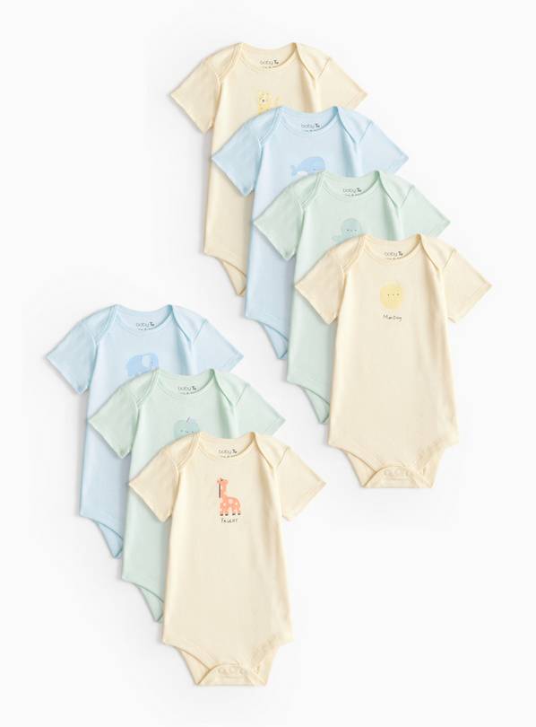 Days Of The Week Print Bodysuit 7 Pack 12-18 months